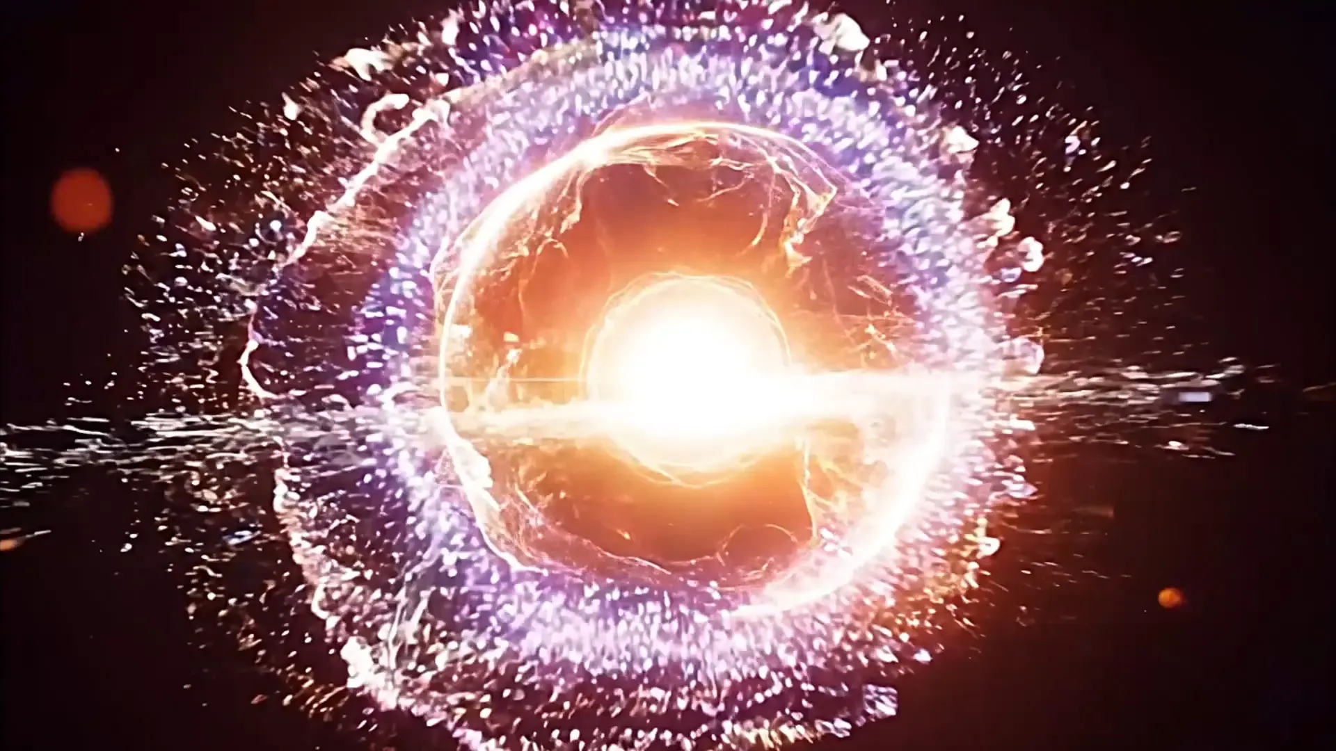 Intergalactic Energy Core Explosion Overlay for Sci-Fi Logo Animation